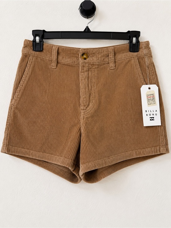 Billabong Pants - Billabong Free Fall Cord Shorts Women’s Size 26 Tan NWT